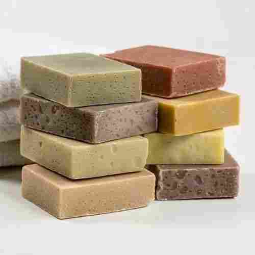Mild Fragrance Square Shape Organic Soap For Bathing Use
