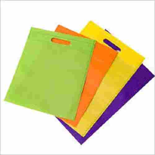Eco Friendly Plain Non-Woven Use And Throw D-Cut Carry Bag