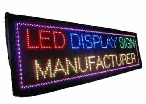 Ip 55 Rating Rectangular Graphic Display LED Sign Board For Advertisement 