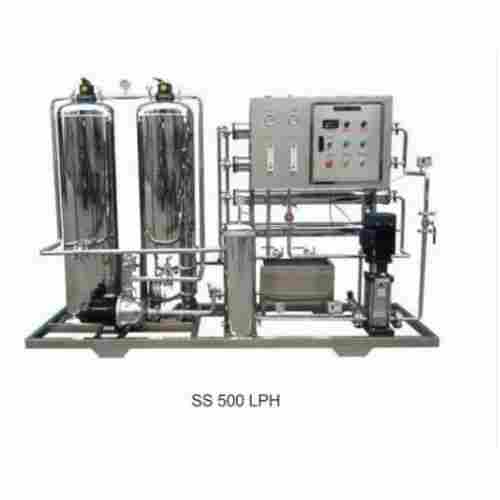 SS 500 LPH Reverse Osmosis Plants For Commecial Use, 1 Year Warranty