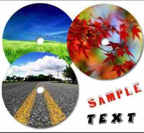 Cd/Dvd Multicolor Paper Labels Sticker, Clear & Sharp Printing