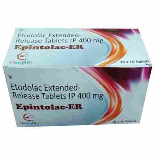 Epintolac-ER Etodolac Extended Release 400 MG Tablets IP