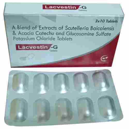 Lacvestin-G Scutellaria Baicalensis Acacia Catechu Glucosamine Sulfate Potassium Chloride Tablet