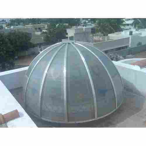 Round Shape Polycarbonate Skylight Roofing Sheets With 2-4 mm Thickness