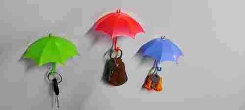 Umbrella Design Key Plastic Hanger For Home Decoration