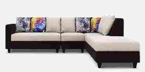 Casastyle Casper 6 Seater Fabric Rhs L Shape Sofa Set (Cream-Black)