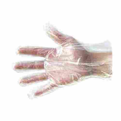 Comfortable Fit Hassle-Free Plain Plastic Full Finger Disposable Hand Gloves