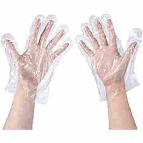 Comfortable Fit Water-Proof Plain Plastic Full Finger Disposable Hand Gloves