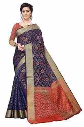 Multi Color Party Wear Pure Cotton Silk Patan Patola Ladies Sarees