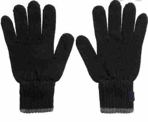 Full Finger Woolen Knitted Hand Gloves For Winter Season