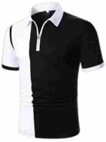Polo Neck Short Sleeve Pure Cotton Mens T-Shirts