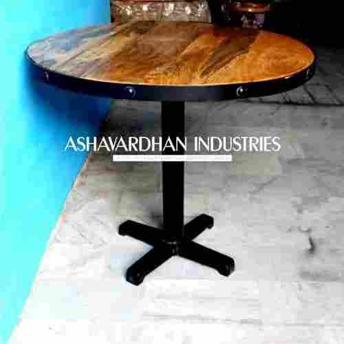 Rustic Industrial Wooden Table