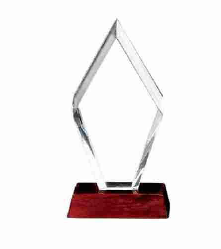 Premium Quality 6 Inch High Transparent Plain Acrylic Trophy
