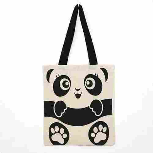 Printed Design Cotton Bags For Shopping With Handle