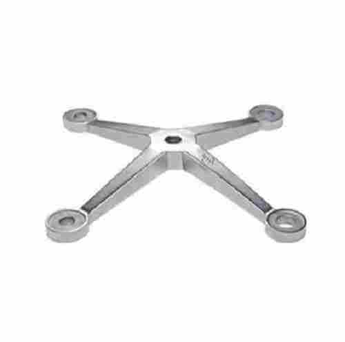 4 Way Round Stainless Steel Spider Fitting Without Fin