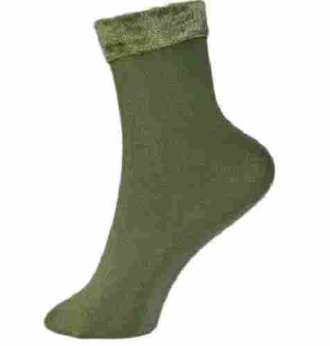 High Elasticity Without Needle Plain Woolen Socks For Ladies 