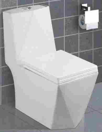 One Piece White Floor Mount Ceramic Closet Western Toilet Seat