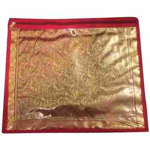 16x12 Inches Digital Printed Zipper Closure Saree Packing Bag