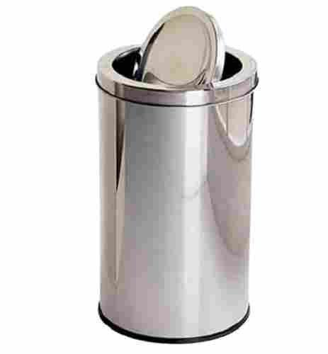20x30 Inches Round Polish Finished Stainless Steel Dustbin For Commercial And Residential