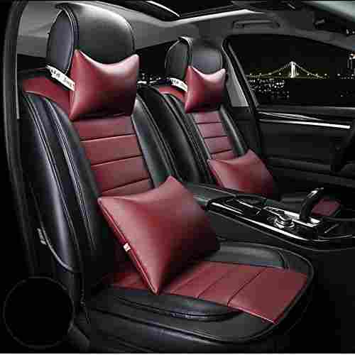 Easy to Clean Front & Back PU Leather Car Seat Cover