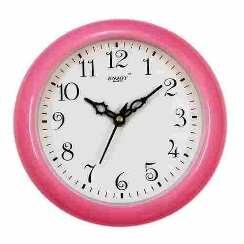 14 X 14 Inches Plain Fancy Round Plastic Wall Clock