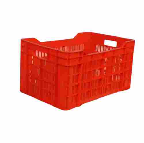 600x400 Mm Rectangular Single Faced And Collar Pallet HDPE Crate