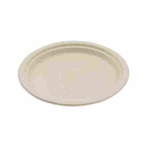 12 Inches Round Plain Sugarcane Bagasse Disposable Plate For Events And Parties 