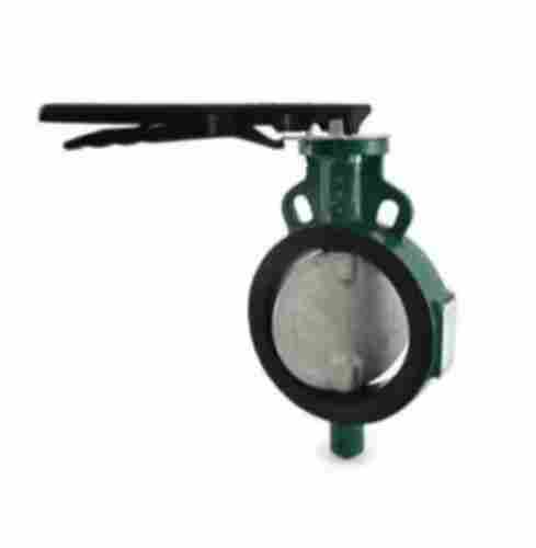 5 Inches Long Round Medium Pressure Cast Iron Wafer Butterfly Valve