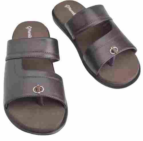 Comfort Fit Lightweight Casual Wear Slip Leather Chappal For Men