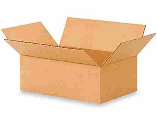 Plain Rectangular Paper Color Coated Offset Printing 3 Ply Corrugated Box For Food Packaging