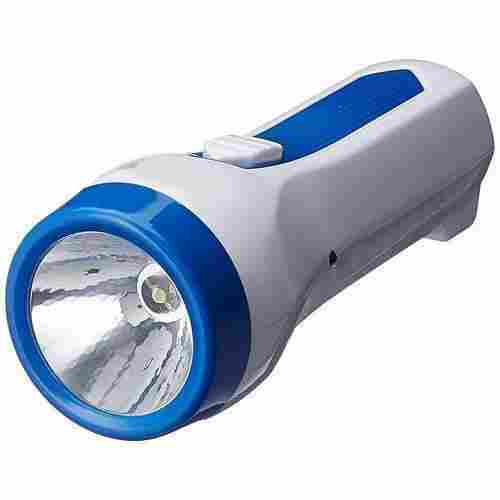 Plastic Body Battery Operated Rechargeable Cool White Led Torch Light For Searching