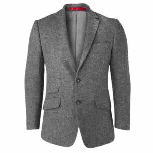 Regular Fit Full Sleeve Formal Wear Plain Dyed Polyester Blazers For Men 