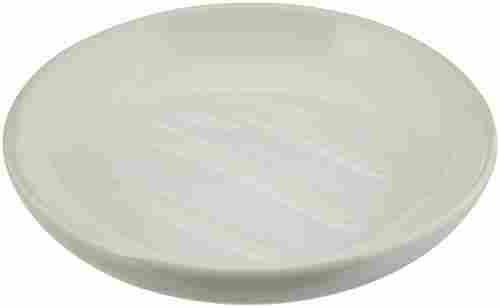 7 X 3 Inches Round Plain Polished Glossy Finish Ceramic Bath Dish