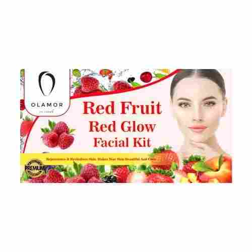 OLAMOR Red Fruit Red Glow Facial 6 Pieces Kit