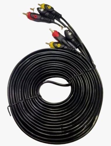 5 Meter Heavy Cable Poly Vinyl Chloride And Copper Three Wire Rca Cable Adapter Armored Material: Pvc