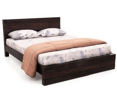 Handmade 190X177X45 Cm 65 Kg Polished Oak Wooden Double Bed