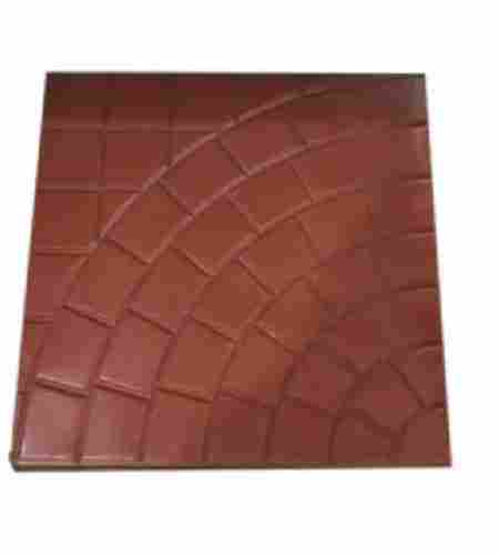 2 Kg Square Shape Industrial Ash And Cement Concrete Chequered Tiles Moulds