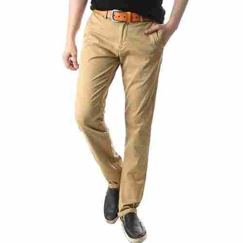 Light Weight And Casual Wear Slim Fit Plain Cotton Trouser For Mens 