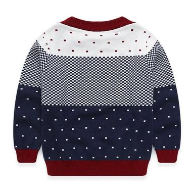 Multi Color Printed Pattern Round Neck Full Sleeves Kids Sweater  General Medicines