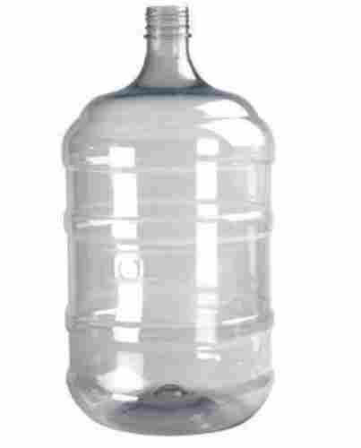 20 Liter Capacity Cylindrical Transparent Plastic Mineral Water Jar 