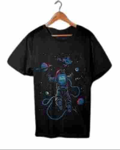 Mens Printed Short Sleeve Round Neck Casual Wear T Shirt
