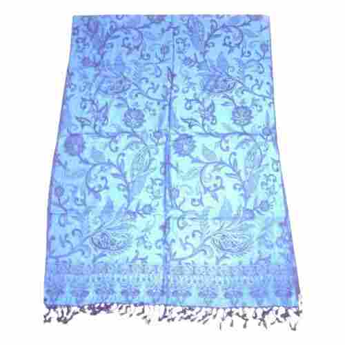 27x78 Inches Printed Cashmere Wool Pashmina Stole For Womens 