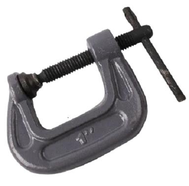 Black 3 Inches Long Powder Coated Rust Proof D Iron Clamp