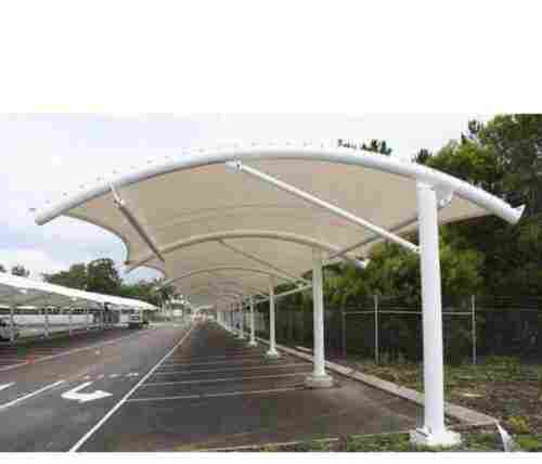 Paint Coated Tunnel Tensile Fabric Pvc Car Parking Shade