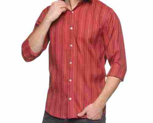 300 Grams 40x32x20 Inches Washable Cotton Full Sleeves Mens Printed Shirt