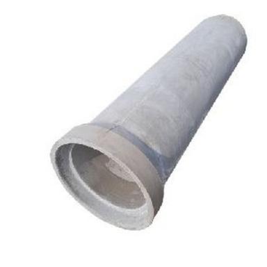 Gray 6 Feet 8 Millimeter Round Shaped Drainage Asbestos Cement Pipes 