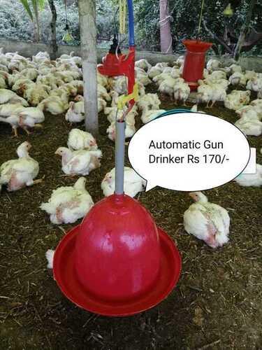 Red Automatic Gun Feeding/Drinking For Poultry Farm