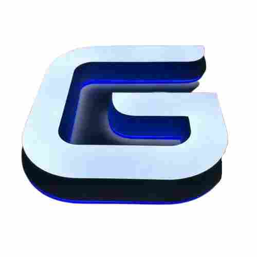 15 Mm Thick 210 Volt Water Proof Electrical G Shaped Led Acrylic Letter