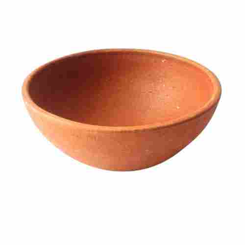 6 Inch Round Eco Friendly Leakage Proof Matte Finish Clay Bowl 