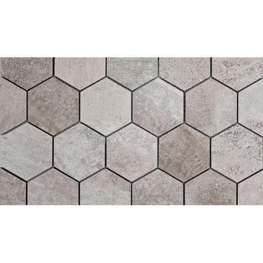 Hexagonal Design Tiles for Wall and Flooring, 6 - 8 mm Thickness